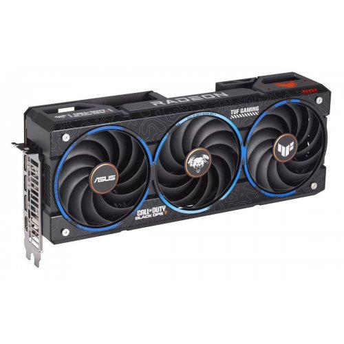 Відеокарта Asus TUF Radeon RX 9070 XT Gaming COD BO7 Special Edition 16384MB (TUF-RX9070XT-O16G-COD-BO7) купити в Україні: Київ, Львів, Хмельницький, Тернопіль, Івано-Франківськ | Перевірка сумісності, низька ціна, відгуки, характеристики від TELEMART фото