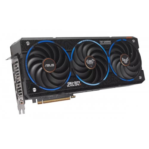 Відеокарта Asus TUF Radeon RX 9070 XT Gaming COD BO7 Special Edition 16384MB (TUF-RX9070XT-O16G-COD-BO7) купити в Україні: Київ, Львів, Хмельницький, Тернопіль, Івано-Франківськ | Перевірка сумісності, низька ціна, відгуки, характеристики від TELEMART фото