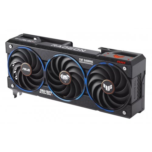 Відеокарта Asus TUF Radeon RX 9070 XT Gaming COD BO7 Special Edition 16384MB (TUF-RX9070XT-O16G-COD-BO7) купити в Україні: Київ, Львів, Хмельницький, Тернопіль, Івано-Франківськ | Перевірка сумісності, низька ціна, відгуки, характеристики від TELEMART фото