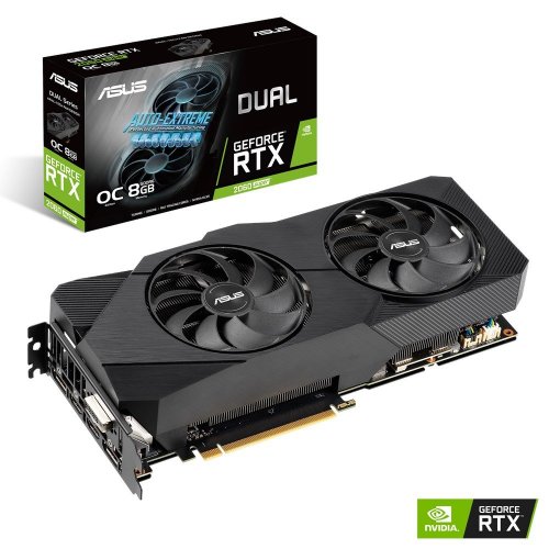 Відеокарта Asus GeForce RTX 2060 SUPER Dual Evo OC 8192MB (DUAL-RTX2060S-O8G-EVO) (Відновлено продавцем, 837926) купити в Україні: Київ, Львів, Хмельницький, Тернопіль, Івано-Франківськ | Перевірка сумісності, низька ціна, відгуки, характеристики від TELEMART фото