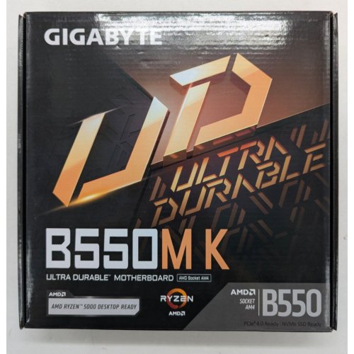 Материнська плата Gigabyte B550M K (sAM4, AMD B550) (Відновлено продавцем, 837940) купити в Україні: Київ, Львів, Хмельницький, Тернопіль, Івано-Франківськ | Перевірка сумісності, низька ціна, відгуки, характеристики від TELEMART фото