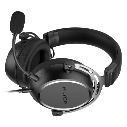 Уценка наушники HATOR Hypergang 3 (ESH05) Black (Вскрытая упаковка, 837942) купить в Украине: Киев, Днепр, Харьков, Одесса  | Низкая цена, отзывы, характеристики от TELEMART фото