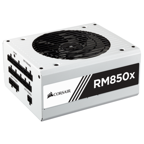 Блок питания Corsair RM850x White 850W (CP-9020156-EU) (Восстановлено продавцом, 837968) купить в Украине: Киев, Днепр, Харьков, Одесса  | Проверка совместимости, низкая цена, отзывы, характеристики от TELEMART фото