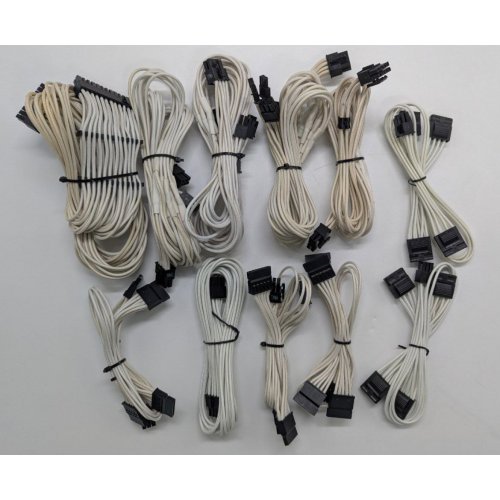 Блок питания Corsair RM850x White 850W (CP-9020156-EU) (Восстановлено продавцом, 837968) купить в Украине: Киев, Днепр, Харьков, Одесса  | Проверка совместимости, низкая цена, отзывы, характеристики от TELEMART фото