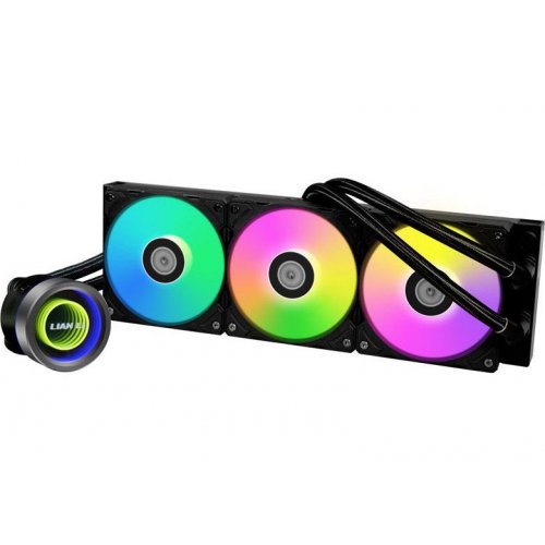 Готова сво Lian Li Galahad II Trinity AIO 360 (G89.GA2T36B.00) Black (Відновлено продавцем, 838009) купити в Україні: Київ, Львів, Хмельницький, Тернопіль, Івано-Франківськ | Перевірка сумісності, низька ціна, відгуки, характеристики від TELEMART фото