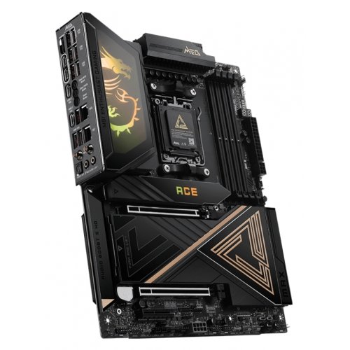 Материнська плата MSI MEG X870E ACE MAX (sAM5, AMD X870E) купити в Україні: Київ, Львів, Хмельницький, Тернопіль, Івано-Франківськ | Перевірка сумісності, низька ціна, відгуки, характеристики від TELEMART фото