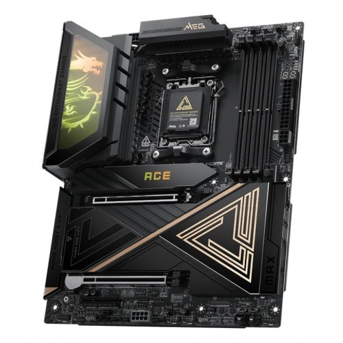 Материнська плата MSI MEG X870E ACE MAX (sAM5, AMD X870E) купити в Україні: Київ, Львів, Хмельницький, Тернопіль, Івано-Франківськ | Перевірка сумісності, низька ціна, відгуки, характеристики від TELEMART фото