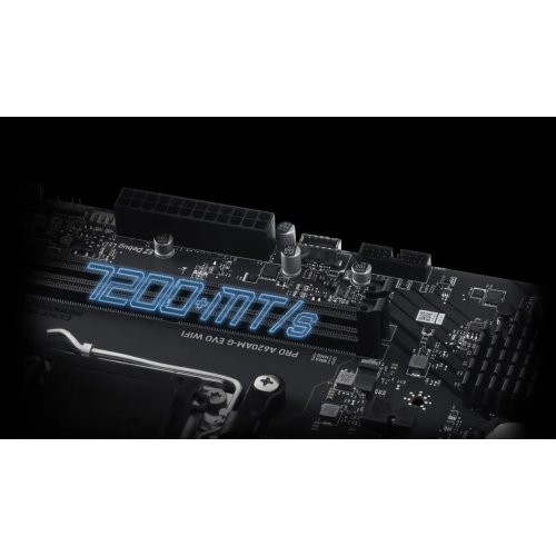Материнська плата MSI PRO A620AM-G EVO WIFI (sAM5, AMD A620A) купити в Україні: Київ, Львів, Хмельницький, Тернопіль, Івано-Франківськ | Перевірка сумісності, низька ціна, відгуки, характеристики від TELEMART фото
