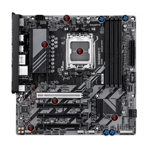 Материнська плата Gigabyte B650EM C (sAM5, AMD B650E) купити в Україні: Київ, Львів, Хмельницький, Тернопіль, Івано-Франківськ | Перевірка сумісності, низька ціна, відгуки, характеристики від TELEMART фото