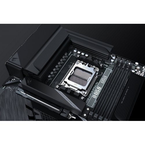 Материнська плата Gigabyte B850 AORUS STEALTH (sAM5, AMD B850) купити в Україні: Київ, Львів, Хмельницький, Тернопіль, Івано-Франківськ | Перевірка сумісності, низька ціна, відгуки, характеристики від TELEMART фото