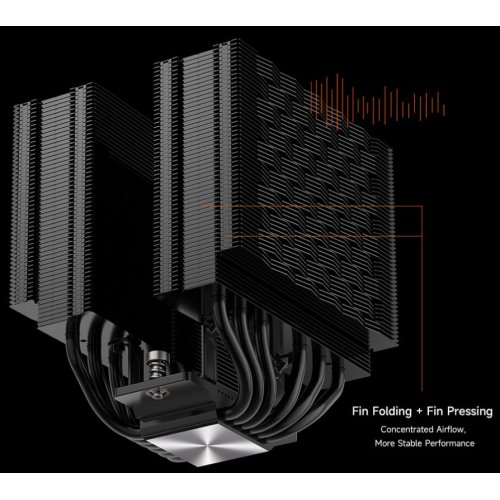 Кулер PCCooler RZ620 Pro TC Black купить в Украине: Киев, Днепр, Харьков, Одесса  | Проверка совместимости, низкая цена, отзывы, характеристики от TELEMART фото