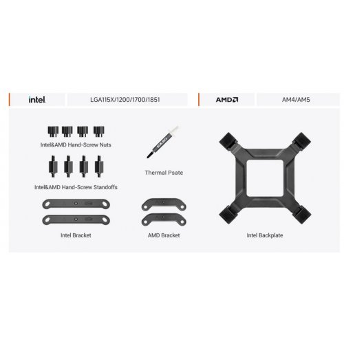 Кулер PCCooler RZ620M X Black купить в Украине: Киев, Днепр, Харьков, Одесса  | Проверка совместимости, низкая цена, отзывы, характеристики от TELEMART фото