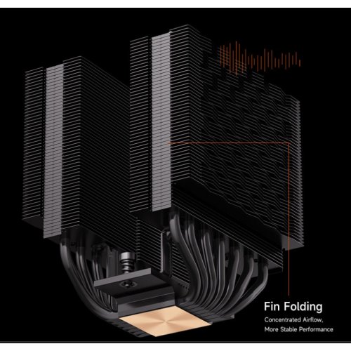 Кулер PCCooler RT720 TC Black купить в Украине: Киев, Днепр, Харьков, Одесса  | Проверка совместимости, низкая цена, отзывы, характеристики от TELEMART фото