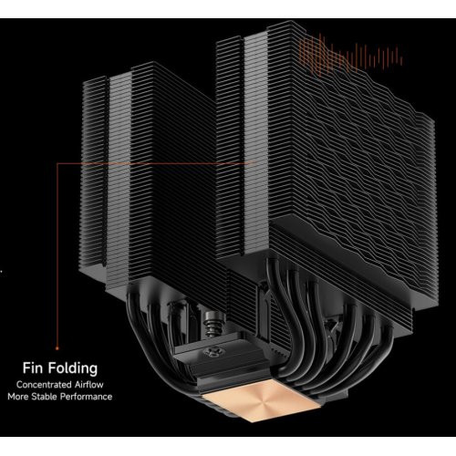 Кулер PCCooler RT620 Pro Digital Black купить в Украине: Киев, Днепр, Харьков, Одесса  | Проверка совместимости, низкая цена, отзывы, характеристики от TELEMART фото