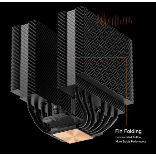 Кулер PCCooler RT620 Pro TC ARGB Black купить в Украине: Киев, Днепр, Харьков, Одесса  | Проверка совместимости, низкая цена, отзывы, характеристики от TELEMART фото