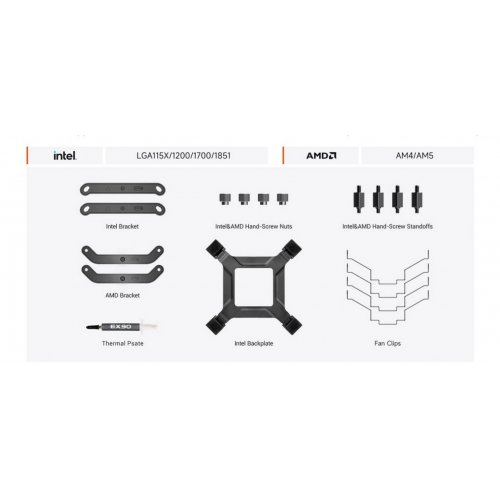 Кулер PCCooler RT600 TC Black купить в Украине: Киев, Днепр, Харьков, Одесса  | Проверка совместимости, низкая цена, отзывы, характеристики от TELEMART фото
