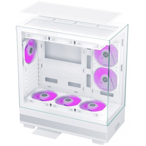 Корпус PCCooler C3 Q500 Tempered Glass без БП White купить в Украине: Киев, Днепр, Харьков, Одесса  | Проверка совместимости, низкая цена, отзывы, характеристики от TELEMART фото