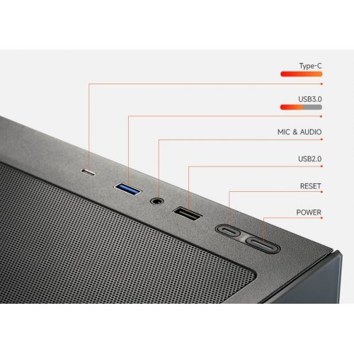 Корпус PCCooler C3 Q500 Tempered Glass без БП White купить в Украине: Киев, Днепр, Харьков, Одесса  | Проверка совместимости, низкая цена, отзывы, характеристики от TELEMART фото