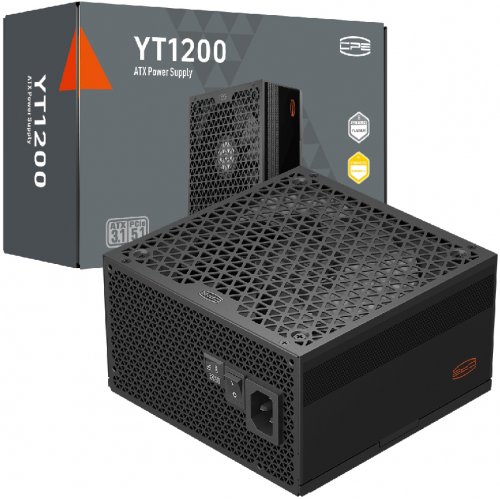 Блок питания PCCooler 1200W (YT1200) купить в Украине: Киев, Днепр, Харьков, Одесса  | Проверка совместимости, низкая цена, отзывы, характеристики от TELEMART фото