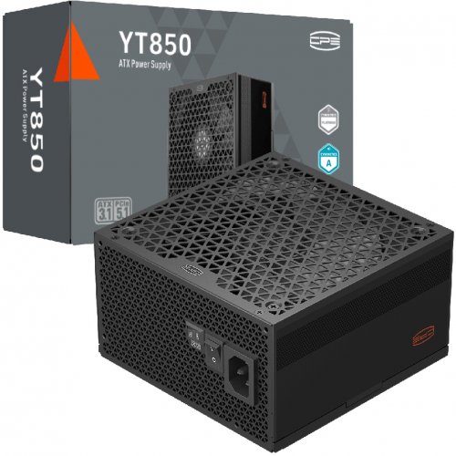 Блок питания PCCooler 850W (YT850) купить в Украине: Киев, Днепр, Харьков, Одесса  | Проверка совместимости, низкая цена, отзывы, характеристики от TELEMART фото
