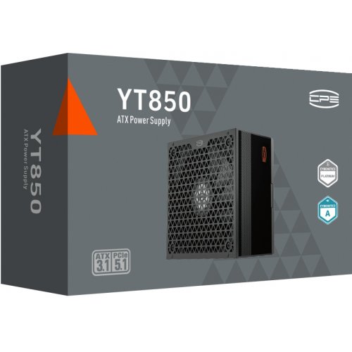 Блок питания PCCooler 850W (YT850) купить в Украине: Киев, Днепр, Харьков, Одесса  | Проверка совместимости, низкая цена, отзывы, характеристики от TELEMART фото