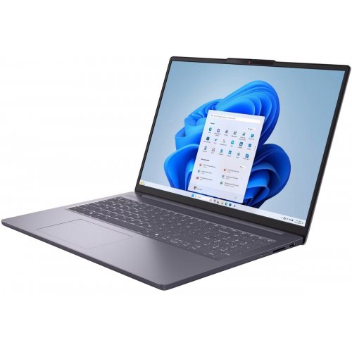 Ноутбук Lenovo IdeaPad Slim 3 16IRH10 (83K2007DRA) Luna Grey купити в Україні: Київ, Львів, Хмельницький, Тернопіль, Івано-Франківськ | Низька ціна, відгуки, характеристики від TELEMART фото