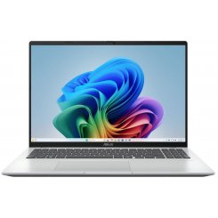 Ноутбук Asus Vivobook 16 M1607KA-MB144 (90NB15F2-M00AX0) Cool Silver / 16″ (1920x1200, IPS) / AMD Ryzen AI 5 330 (2.0-4.5 ГГц), 4 ядра / AMD Radeon / 16 ГБ (DDR5) / 512 ГБ (SSD) / Без ОС