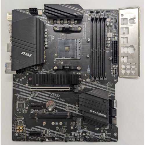 Материнская плата MSI B550-A PRO (sAM4, AMD B550) (Восстановлено продавцом, 838207) купить в Украине: Киев, Днепр, Харьков, Одесса  | Проверка совместимости, низкая цена, отзывы, характеристики от TELEMART фото