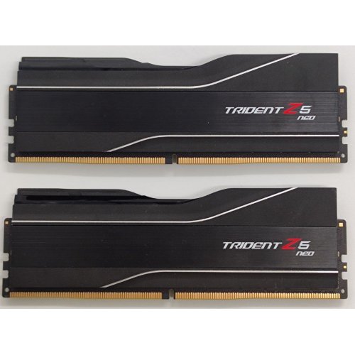 Озу G.Skill DDR5 64GB (2x32GB) 6000Mhz Trident Z5 Neo (F5-6000J3040G32GX2-TZ5N) (Восстановлено продавцом, 838232) купить в Украине: Киев, Днепр, Харьков, Одесса  | Проверка совместимости, низкая цена, отзывы, характеристики от TELEMART фото