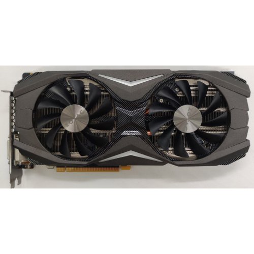 Видеокарта Zotac GeForce GTX 1070 AMP! Edition 8192MB (ZT-P10700C-10P) (Восстановлено продавцом, 838238) купить в Украине: Киев, Днепр, Харьков, Одесса  | Проверка совместимости, низкая цена, отзывы, характеристики от TELEMART фото