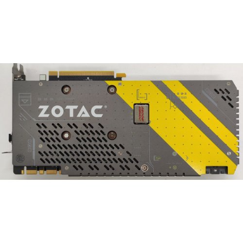 Видеокарта Zotac GeForce GTX 1070 AMP! Edition 8192MB (ZT-P10700C-10P) (Восстановлено продавцом, 838238) купить в Украине: Киев, Днепр, Харьков, Одесса  | Проверка совместимости, низкая цена, отзывы, характеристики от TELEMART фото