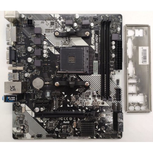 Материнська плата AsRock B450M-HDV R4.0 (sAM4, AMD B450) (Відновлено продавцем, 838242) купити в Україні: Київ, Львів, Хмельницький, Тернопіль, Івано-Франківськ | Перевірка сумісності, низька ціна, відгуки, характеристики від TELEMART фото