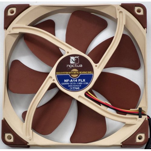 Кулер для корпуса Noctua NF-A14 FLX (Восстановлено продавцом, 838278) купить в Украине: Киев, Днепр, Харьков, Одесса  | Проверка совместимости, низкая цена, отзывы, характеристики от TELEMART фото