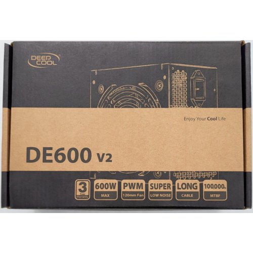 Блок живлення Deepcool DE600 V2 450W (DP-DE600US-PH) (Відновлено продавцем, 838324) купити в Україні: Київ, Львів, Хмельницький, Тернопіль, Івано-Франківськ | Перевірка сумісності, низька ціна, відгуки, характеристики від TELEMART фото