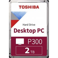 Жесткий диск Toshiba P300 2TB 256MB 7200RPM 3.5'' (HDWD320UZSVA) Bulk (Восстановлено продавцом, 838332)