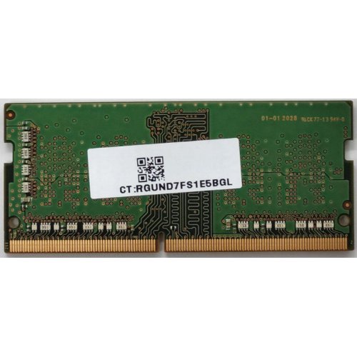 Озу Samsung SODIMM DDR4 4GB 2666Mhz (M471A5244CB0-CTD) (Восстановлено продавцом, 838367) купить в Украине: Киев, Днепр, Харьков, Одесса  | Проверка совместимости, низкая цена, отзывы, характеристики от TELEMART фото