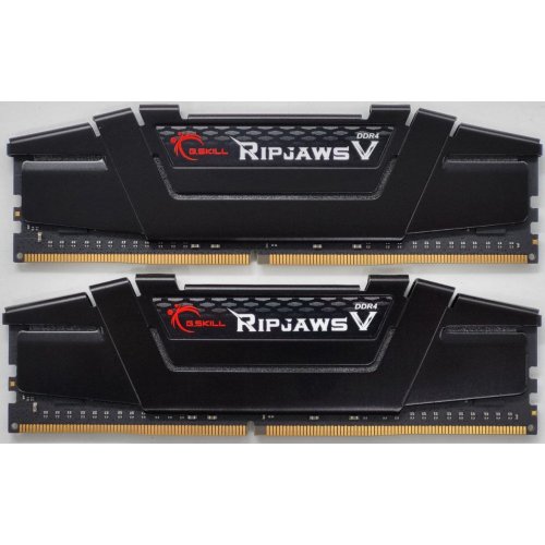 Озу G.Skill DDR4 32GB (2x16GB) 3200Mhz Ripjaws V (F4-3200C16D-32GVK) (Восстановлено продавцом, 838372) купить в Украине: Киев, Днепр, Харьков, Одесса  | Проверка совместимости, низкая цена, отзывы, характеристики от TELEMART фото