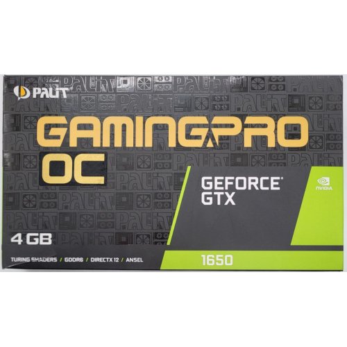 Видеокарта Palit GeForce GTX 1650 Gaming Pro OC 4096MB (NE61650S1BG1-1175A) (Восстановлено продавцом, 838381) купить в Украине: Киев, Днепр, Харьков, Одесса  | Проверка совместимости, низкая цена, отзывы, характеристики от TELEMART фото
