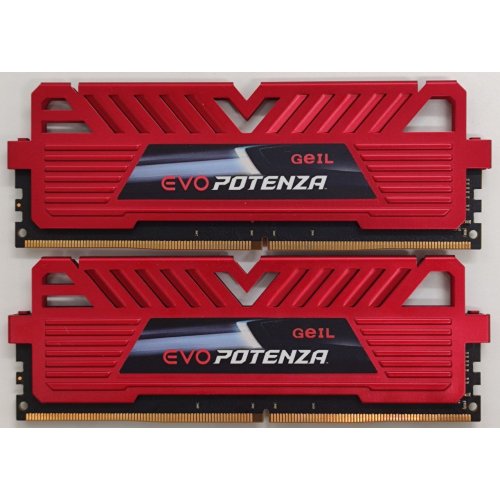 Озп Geil DDR4 16GB (2x8GB) 2133Mhz EVO POTENZA (GRP416GB2133C15DC) (Відновлено продавцем, 838387) купити в Україні: Київ, Львів, Хмельницький, Тернопіль, Івано-Франківськ | Перевірка сумісності, низька ціна, відгуки, характеристики від TELEMART фото