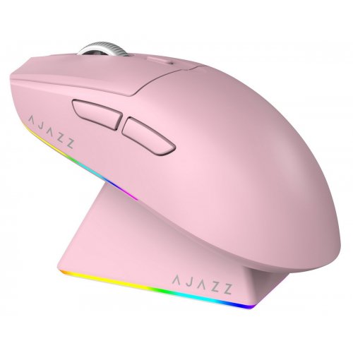 Миша Ajazz AJ139 V2 MC Wireless (AJ139-V2-MC-PINK) Pink купити в Україні: Київ, Львів, Хмельницький, Тернопіль, Івано-Франківськ | Низька ціна, відгуки, характеристики від TELEMART фото