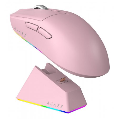 Миша Ajazz AJ139 V2 MC Wireless (AJ139-V2-MC-PINK) Pink купити в Україні: Київ, Львів, Хмельницький, Тернопіль, Івано-Франківськ | Низька ціна, відгуки, характеристики від TELEMART фото