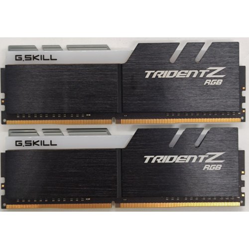 Озу G.Skill DDR4 32GB (2x16GB) 3600Mhz Trident Z RGB (F4-3600C18D-32GTZR) (Восстановлено продавцом, 838596) купить в Украине: Киев, Днепр, Харьков, Одесса  | Проверка совместимости, низкая цена, отзывы, характеристики от TELEMART фото