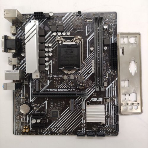 Материнська плата Asus PRIME B560M-K (s1200, Intel B560) (Відновлено продавцем, 838598) купити в Україні: Київ, Львів, Хмельницький, Тернопіль, Івано-Франківськ | Перевірка сумісності, низька ціна, відгуки, характеристики від TELEMART фото