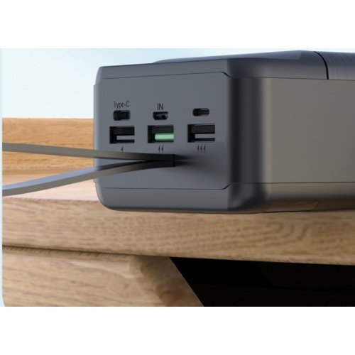 Уцінка powerbank XO PR160 80000 mAh 22.5W Black (Розкрита упаковка, 838599) купити в Україні: Київ, Львів, Хмельницький, Тернопіль, Івано-Франківськ | Низька ціна, відгуки, характеристики від TELEMART фото