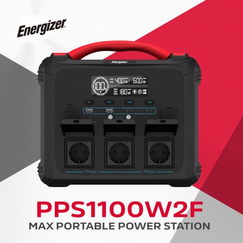 Зарядная станция Energizer PPS1100W2F 1200W 1102Wh купить в Украине: Киев, Днепр, Харьков, Одесса  | Низкая цена, отзывы, характеристики от TELEMART фото