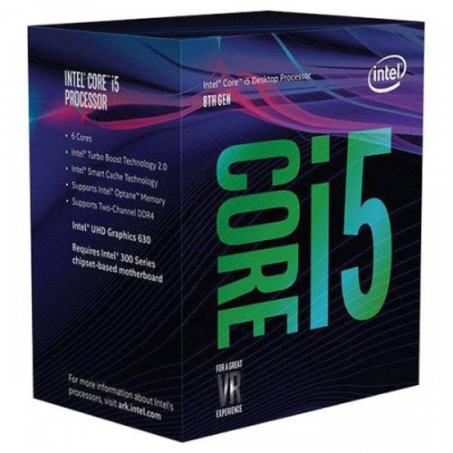 Процесор Intel Core i5-8600 3.1GHz 9MB s1151 Box (BX80684I58600) (Відновлено продавцем, 838626) купити в Україні: Київ, Львів, Хмельницький, Тернопіль, Івано-Франківськ | Перевірка сумісності, низька ціна, відгуки, характеристики від TELEMART фото