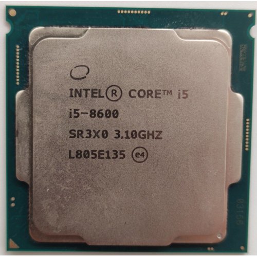 Процесор Intel Core i5-8600 3.1GHz 9MB s1151 Box (BX80684I58600) (Відновлено продавцем, 838626) купити в Україні: Київ, Львів, Хмельницький, Тернопіль, Івано-Франківськ | Перевірка сумісності, низька ціна, відгуки, характеристики від TELEMART фото