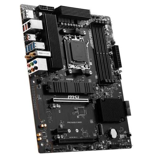 Уценка материнская плата MSI PRO B650-S WIFI (sAM5, AMD B650) (Следы использования, 838648) купить в Украине: Киев, Днепр, Харьков, Одесса  | Проверка совместимости, низкая цена, отзывы, характеристики от TELEMART фото