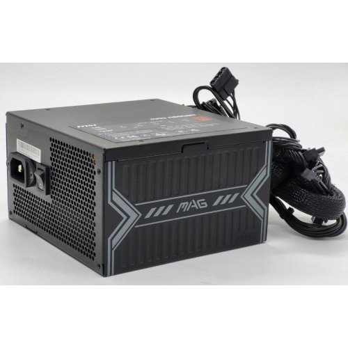 Блок живлення MSI MAG 650W (A650BN) (Відновлено продавцем, 838659) купити в Україні: Київ, Львів, Хмельницький, Тернопіль, Івано-Франківськ | Перевірка сумісності, низька ціна, відгуки, характеристики від TELEMART фото