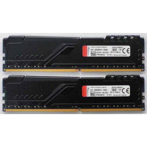 Озп HyperX DDR4 8GB (2x4GB) 3000Mhz Fury Black (HX430C15FB3K2/8) (Відновлено продавцем, 838677) купити в Україні: Київ, Львів, Хмельницький, Тернопіль, Івано-Франківськ | Перевірка сумісності, низька ціна, відгуки, характеристики від TELEMART фото